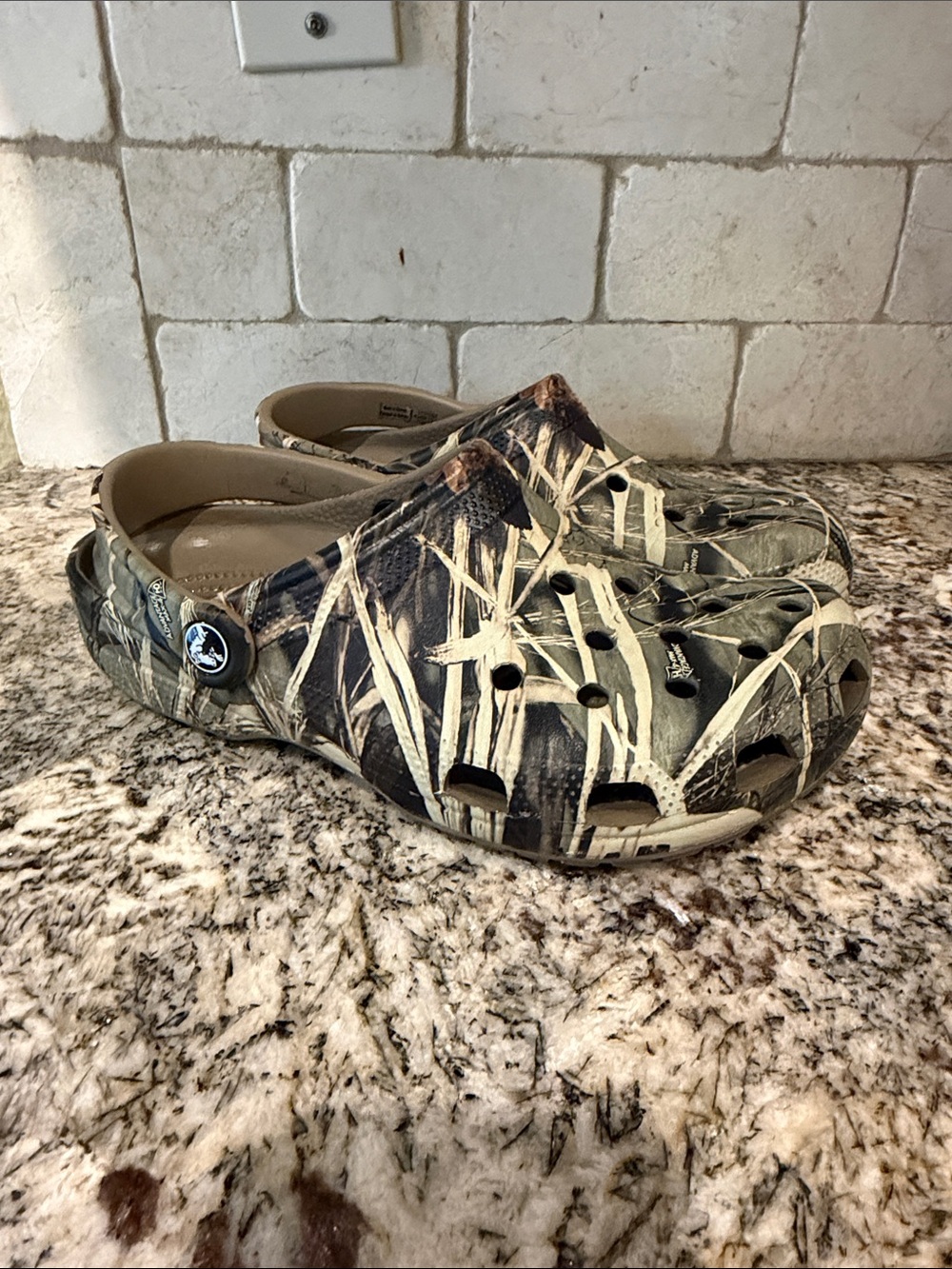 Camo Kids Crocs size J5